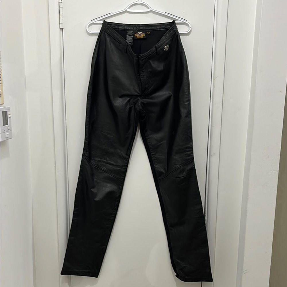 Harley-Davidson Black Leather Pants